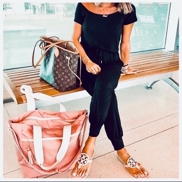 Fabulous on/off the shoulder drawstring jumpsuit - Picture 3 of 4